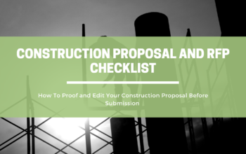 Construction Proposal and RFP Checklist | OpenAsset