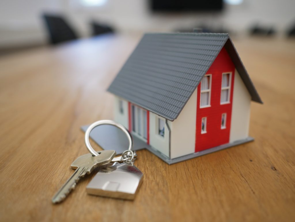Small Model House with Keys to Home | OpenAsset
