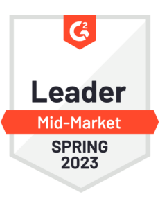 G2 Spring 2023 Mid Market Leader