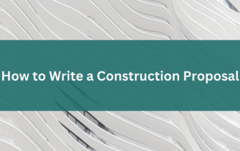 how to write a construction proposal