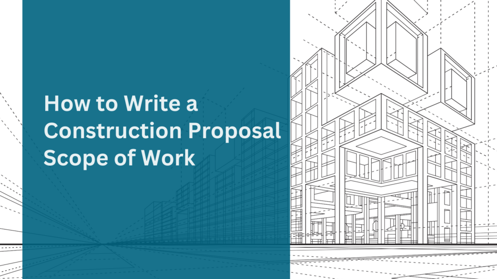 construction proposal scope of work with OpenAsset
