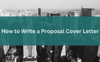 how to write a proposal cover letter