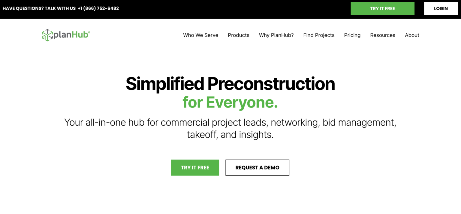 Compare The 23 Best Construction Bidding Websites For 2024 OpenAsset   PlanHub 1536x715 