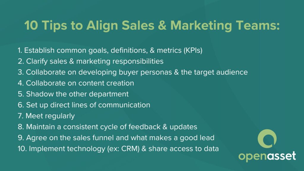 10 Tips to align sales and marketing teams at an engineering firm