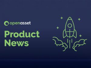 OpenAsset product news