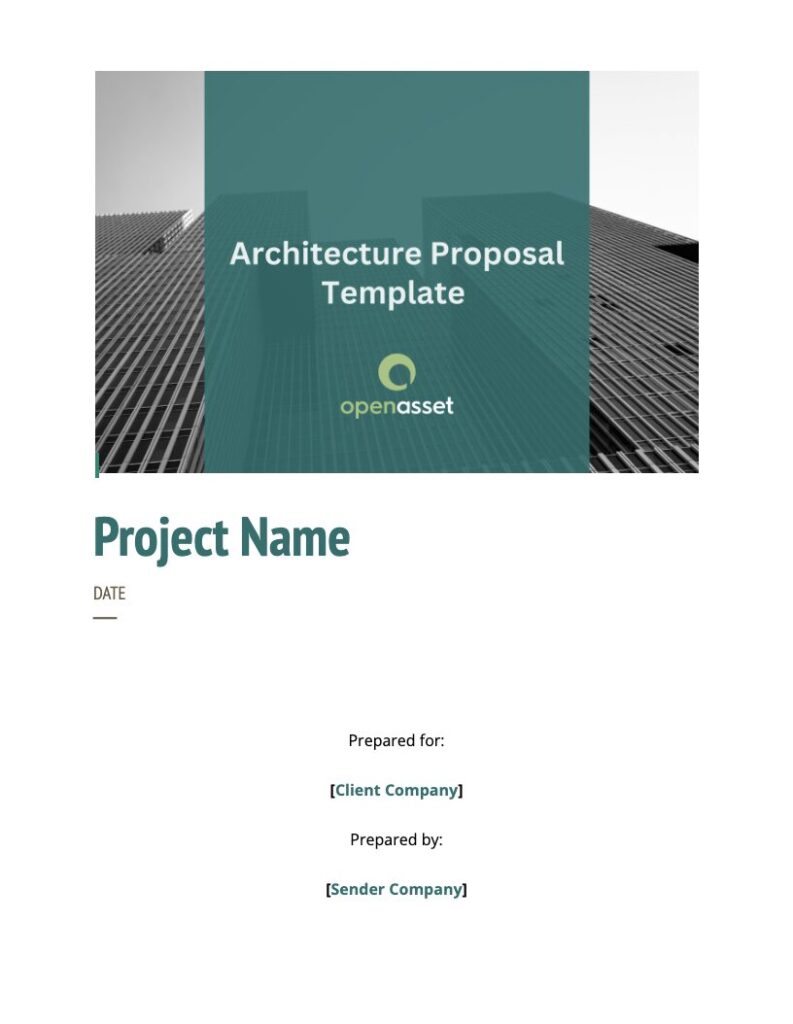 Architecture-Proposal-Template