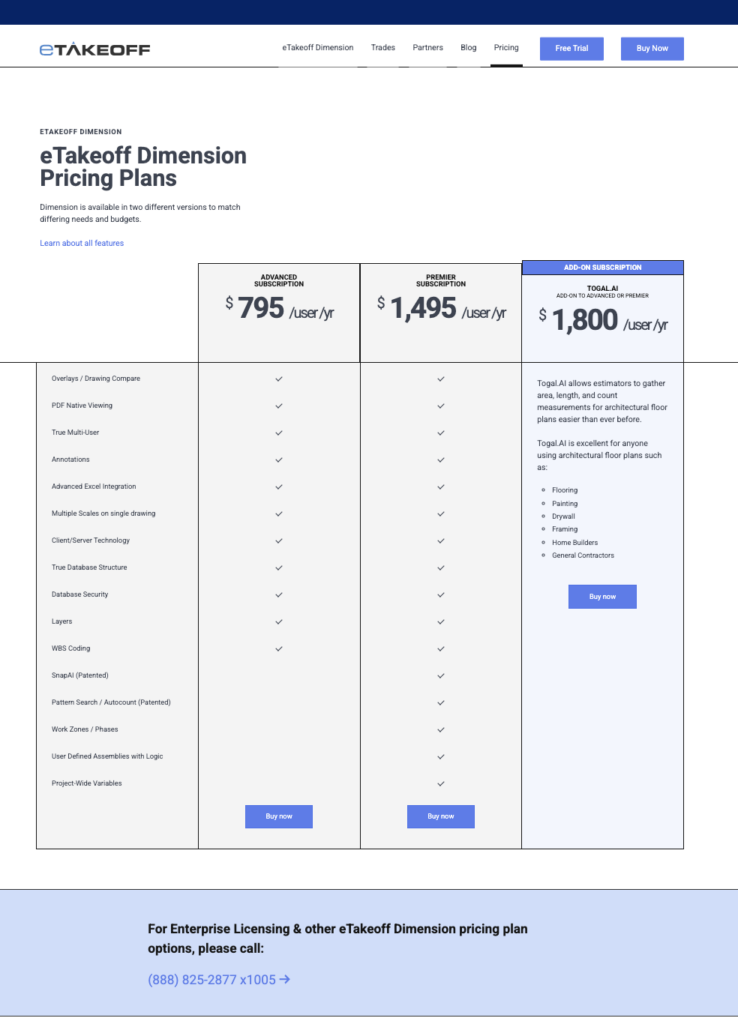 etakeoff-pricing