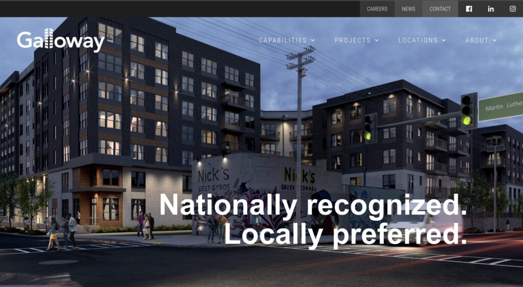 galloway-engineering-website-design-example