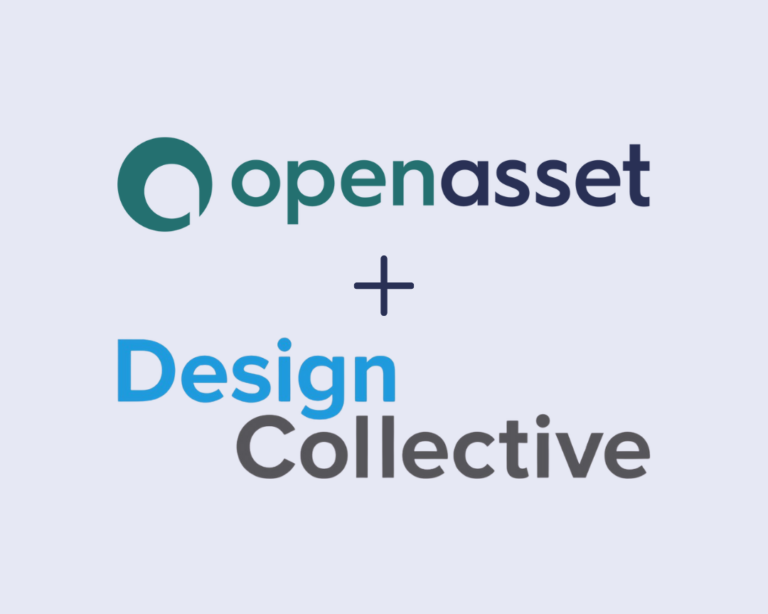Design Collective logo and OpenAsset logo